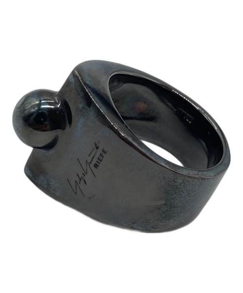 Yohji Yamamoto RIEFE（ヨウジヤマモト）YOHJI YAMAMOTO RIEFE (ヨウジヤマモト) リング ブラック サイズ:16号の古着・服飾アイテム