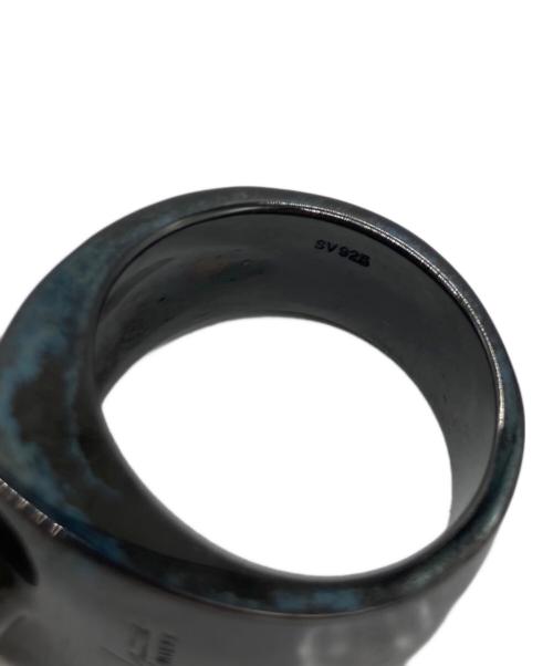 Yohji Yamamoto RIEFE（ヨウジヤマモト）YOHJI YAMAMOTO RIEFE (ヨウジヤマモト) リング ブラック サイズ:16号の古着・服飾アイテム