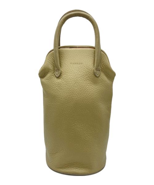 MARROW（マロウ）MARROW (マロウ) FRAME PURSE TOTE ベージュの古着・服飾アイテム