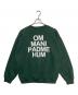 UNDERCOVER (アンダーカバー) GEZAN プリントスウェット グリーン サイズ:L：8000円
