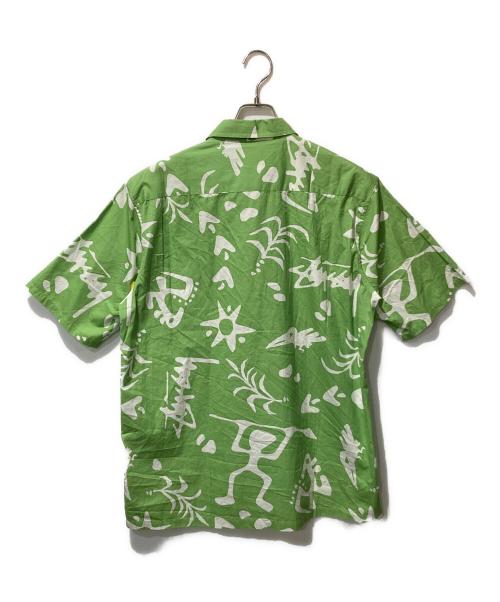 stussy（ステューシー）stussy (ステューシー) アロハシャツ グリーン サイズ:Lの古着・服飾アイテム