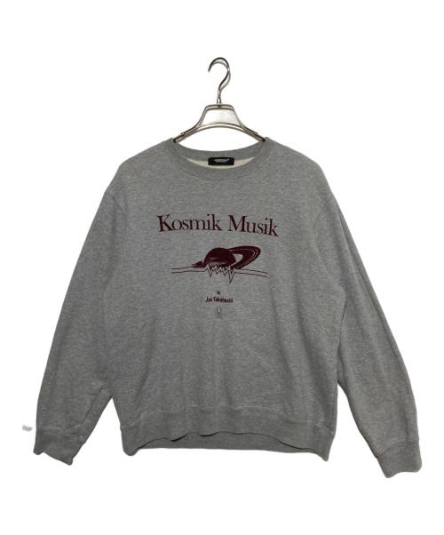 UNDERCOVER（アンダーカバー）UNDERCOVER (アンダーカバー) SWEAT Kosmik Musik/flocky グレー サイズ:4の古着・服飾アイテム