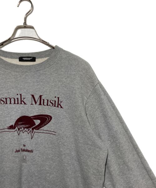 UNDERCOVER（アンダーカバー）UNDERCOVER (アンダーカバー) SWEAT Kosmik Musik/flocky グレー サイズ:4の古着・服飾アイテム