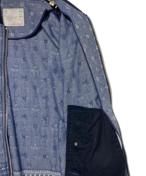 sacai（サカイ）sacai (サカイ) パイナップルダンガリーブルゾン ブルー サイズ:3の古着・服飾アイテム