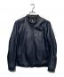 BLACK LABEL CRESTBRIDGE（ブラックレーベル クレストブリッジ）の古着「シングルライダースジャケット」｜ネイビー