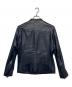 BLACK LABEL CRESTBRIDGE (ブラックレーベル クレストブリッジ) シングルライダースジャケット ネイビー サイズ:L：20000円
