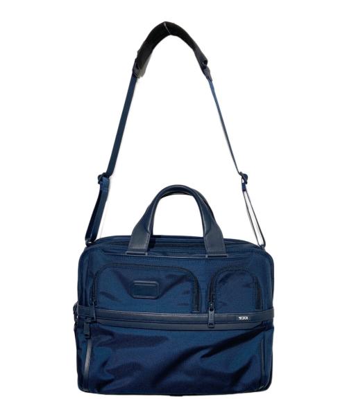 TUMI（トゥミ）TUMI (トゥミ) SHIPS (シップス) 別注エクスパンダブル2WAYブリーフケース ネイビーの古着・服飾アイテム