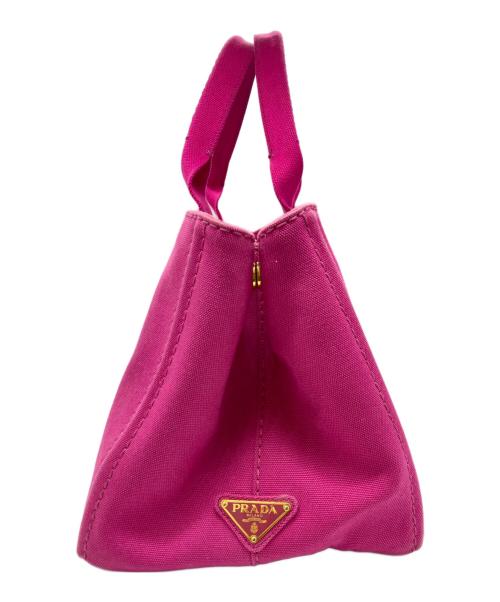 PRADA（プラダ）PRADA (プラダ) カナパハンドバッグ ピンクの古着・服飾アイテム