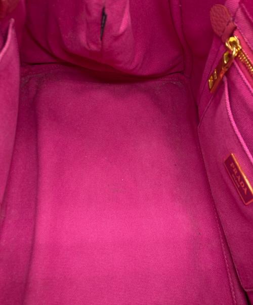 PRADA（プラダ）PRADA (プラダ) カナパハンドバッグ ピンクの古着・服飾アイテム