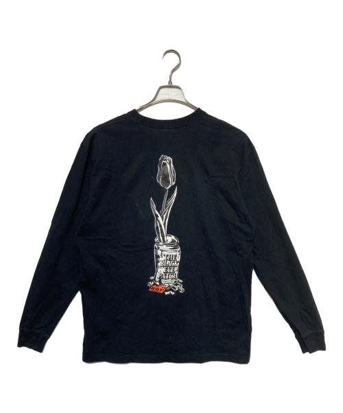 THE BLACK EYE PATCH（ブラックアイパッチ）THE BLACK EYE PATCH (ブラックアイパッチ) WASTED YOUTH (ウエステッド ユース) コラボロンT ブラック サイズ:Mの古着・服飾アイテム