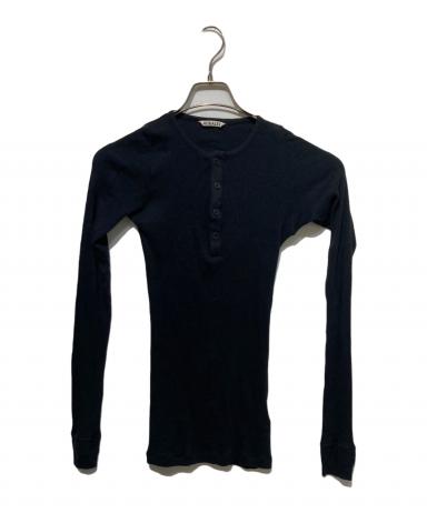 中古・古着通販】AURALEE (オーラリー) ORGANIC SOFT RIB HENLY NECK P