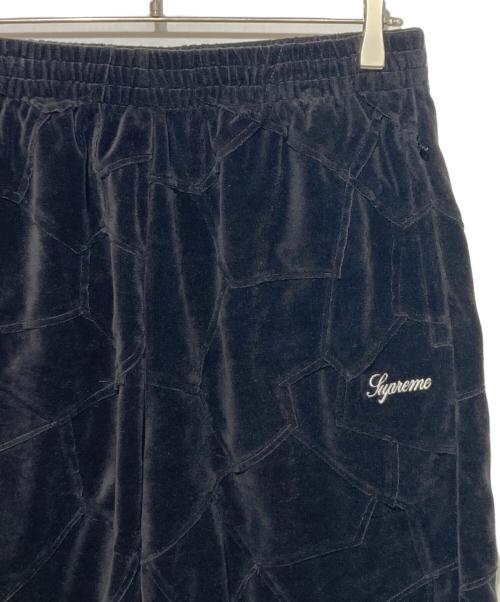 SUPREME（シュプリーム）Supreme (シュプリーム) Patchwork Velour Short ブラック サイズ:Sの古着・服飾アイテム
