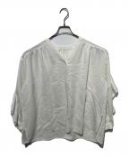 Nobleノーブル）の古着「ラッフルスリーブブラウス」｜ホワイト