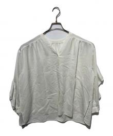 Noble（ノーブル）の古着「ラッフルスリーブブラウス」｜ホワイト