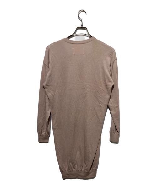 Maison Margiela（メゾンマルジェラ）Maison Margiela (メゾンマルジェラ) ねじれデザインニットワンピース ピンク サイズ:Sの古着・服飾アイテム