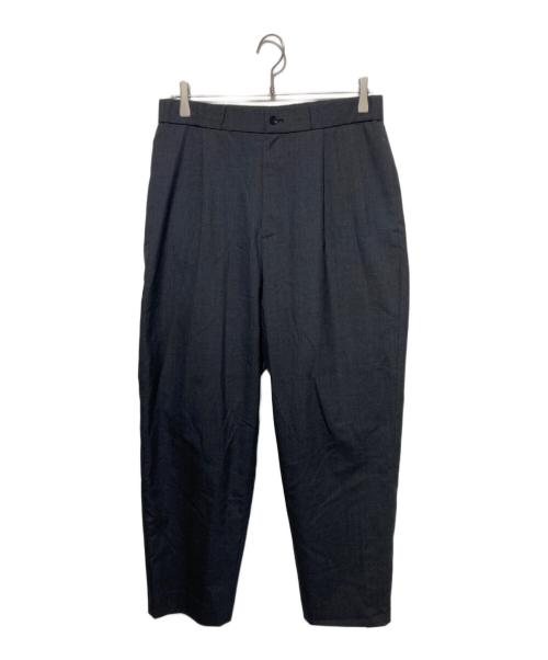 ATON（エイトン）ATON (エイトン) WOOL TROPICAL TAPERED EASY PANTS ブラック サイズ:06の古着・服飾アイテム