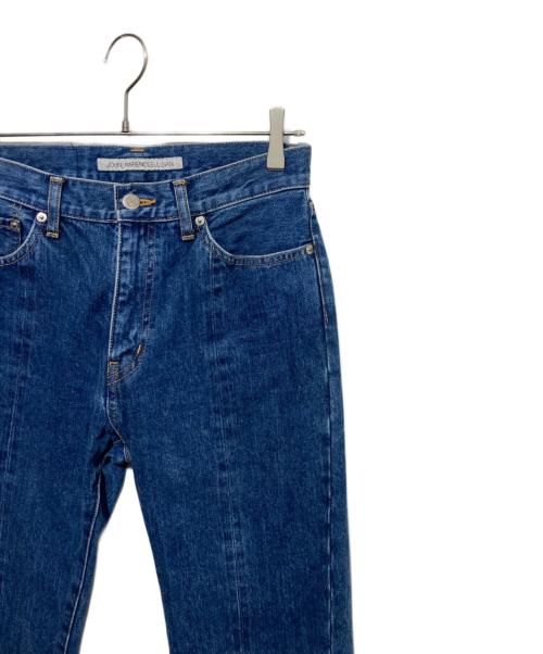 JOHN LAWRENCE SULLIVAN（ジョン ローレンス サリバン）JOHN LAWRENCE SULLIVAN (ジョン ローレンス サリバン) washed denim slitted pants ブルー サイズ:Mの古着・服飾アイテム