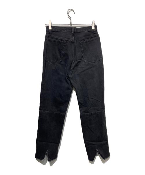 CELINE（セリーヌ）CELINE (セリーヌ) ロールアップデニムパンツ ブラック サイズ:38の古着・服飾アイテム