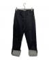 CELINE（セリーヌ）の古着「ロールアップデニムパンツ」｜ブラック