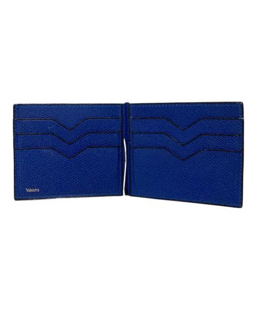 Valextra（ヴァレクストラ）Valextra (ヴァレクストラ) マネークリップ ブルーの古着・服飾アイテム