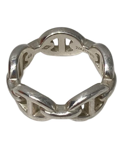 HERMES（エルメス）HERMES (エルメス) シェーヌダンクル アンシェネ リング シルバー サイズ:49の古着・服飾アイテム