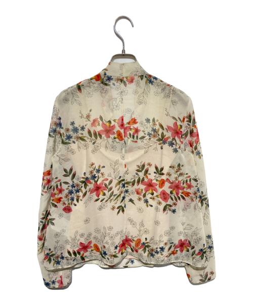 RED VALENTINO（レッドヴァレンティノ）RED VALENTINO (レッドヴァレンティノ) ボウタイブラウス ベージュ サイズ:38の古着・服飾アイテム