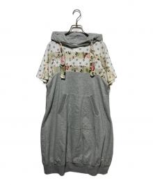 FRAPBOIS×PINK HOUSE（フラボア×ピンクハウス）の古着「スウェットワンピース」｜グレー