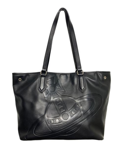Vivienne Westwood（ヴィヴィアンウエストウッド）Vivienne Westwood (ヴィヴィアンウエストウッド) ハミルトン トートバッグ ブラックの古着・服飾アイテム
