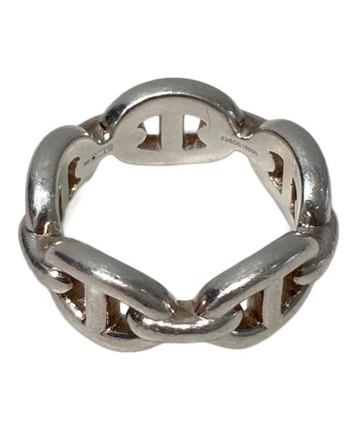 HERMES（エルメス）HERMES (エルメス) シェーヌダンクル アンシェネ リング シルバー サイズ:50(10号)の古着・服飾アイテム