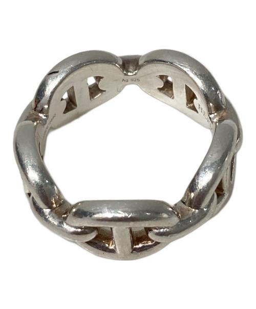 HERMES（エルメス）HERMES (エルメス) シェーヌダンクル アンシェネ リング シルバー サイズ:50(10号)の古着・服飾アイテム