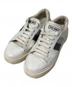 MIU MIUミュウミュウ）の古着「グリッターラインスニーカー」｜ホワイト