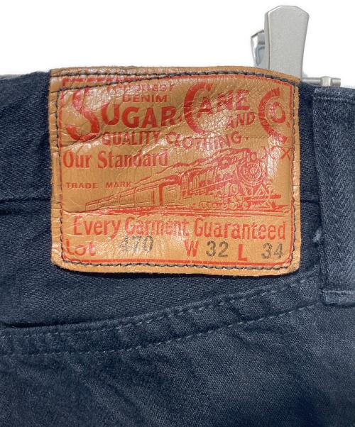 SUGAR CANE（シュガーケーン）SUGAR CANE (シュガーケーン) 470ブラックデニムパンツ ブラック サイズ:W32 L34の古着・服飾アイテム