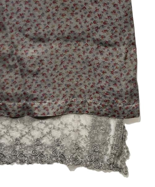 COMME des GARCONS（コムデギャルソン）COMME des GARCONS (コムデギャルソン) ノースリーブ花柄ワンピース グレー サイズ:不明の古着・服飾アイテム