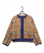 SOULEIADOソレイアード）の古着「キルティングジャケット」｜オレンジ