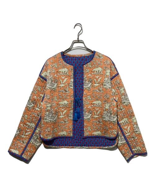 SOULEIADO（ソレイアード）SOULEIADO (ソレイアード) キルティングジャケット オレンジ サイズ:無しの古着・服飾アイテム