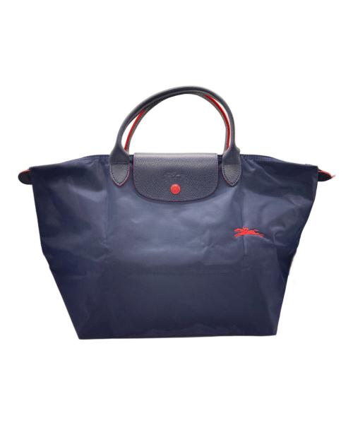 LONGCHAMP（ロンシャン）LONGCHAMP (ロンシャン) プリアージュトートバッグ ブルーの古着・服飾アイテム