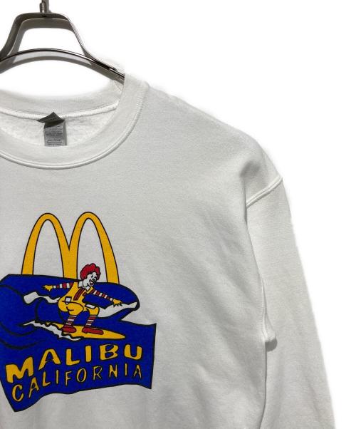 GILDAN（ギルダン）GILDAN (ギルダン) プリントスウェット ホワイト サイズ:Mの古着・服飾アイテム