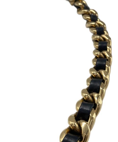 MIU MIU（ミュウミュウ）MIU MIU (ミュウミュウ) チェーンベルト ブラックの古着・服飾アイテム