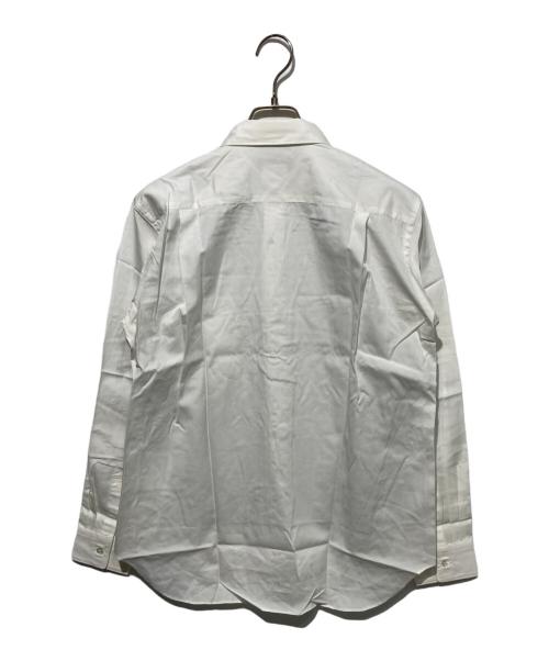 COMME des GARCONS HOMME PLUS（コムデギャルソンオムプリュス）COMME des GARCONS HOMME PLUS (コムデギャルソンオムプリュス) ドッキングシャツ ホワイト×グレー サイズ:XSの古着・服飾アイテム