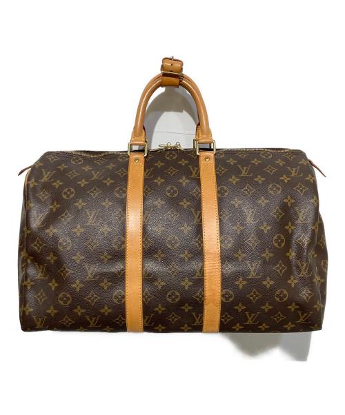 LOUIS VUITTON（ルイ ヴィトン）LOUIS VUITTON (ルイ ヴィトン) キーポル45 トラベルバッグ ブラウンの古着・服飾アイテム