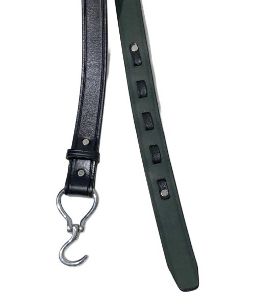 TORY LEATHER（トリーレザー）TORY LEATHER (トリーレザー) レザーベルト ブラック サイズ:32の古着・服飾アイテム