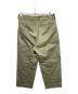 AURALEE (オーラリー) WASHED FINX CHINO TAPERED PANTS グリーン サイズ:4：8000円