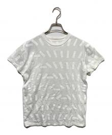 Maison Margiela（メゾンマルジェラ）の古着「Tape Print T-Shirt」｜ホワイト