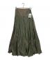 H BEAUTY&YOUTH（エイチ ビューティー&ユース）の古着「ボリュームティアードスカート」｜オリーブ