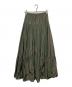H BEAUTY&YOUTH (エイチ ビューティー&ユース) ボリュームティアードスカート オリーブ サイズ:M：8000円