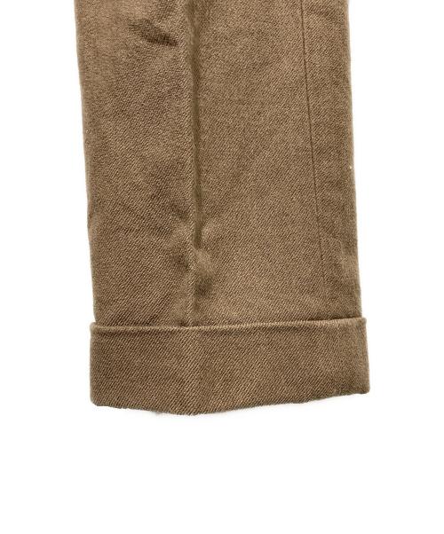 riprap（リップラップ）riprap (リップラップ) ノータックスラックス ブラウン サイズ:X SMALL-SHORTの古着・服飾アイテム