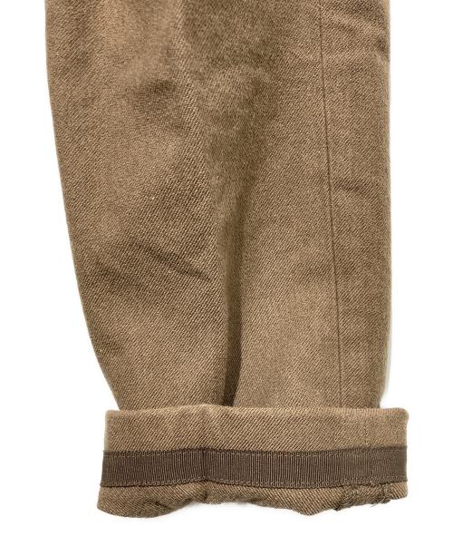 riprap（リップラップ）riprap (リップラップ) ノータックスラックス ブラウン サイズ:X SMALL-SHORTの古着・服飾アイテム