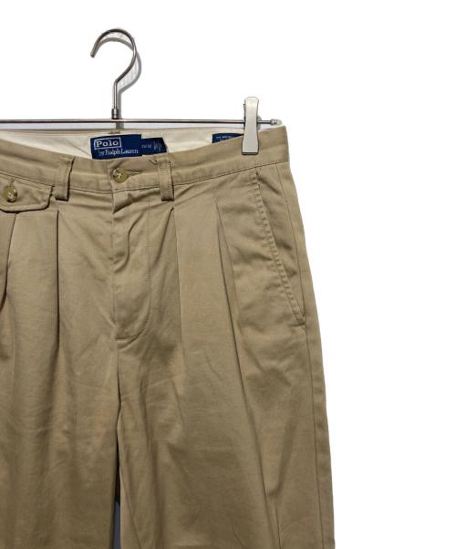 POLO RALPH LAUREN（ポロ・ラルフローレン）POLO RALPH LAUREN (ポロ・ラルフローレン) WHITMAN CHINOチノトラウザー ベージュ サイズ:W28×L32の古着・服飾アイテム