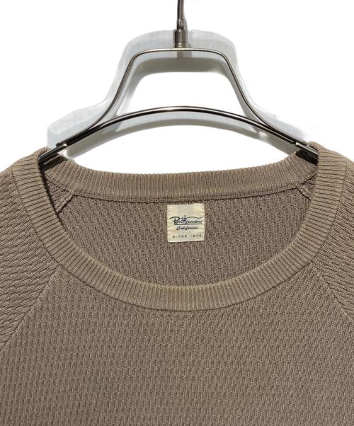 Ron Herman（ロンハーマン）Ron Herman (ロンハーマン) サーマルスウェット ブラウン サイズ:Ｌの古着・服飾アイテム