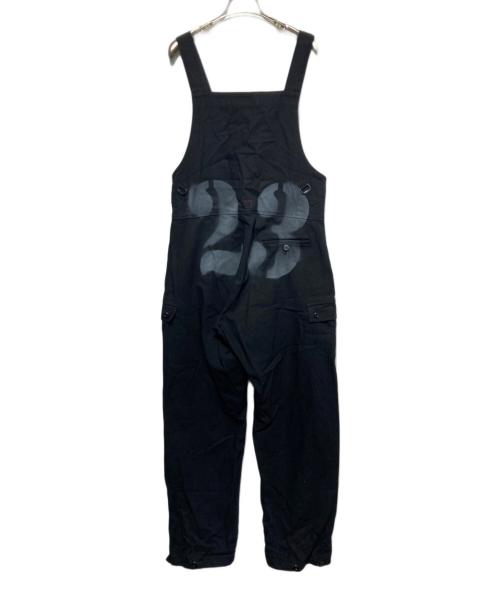 Y's led label（ワイズ レッド レーベル）Y's led label (ワイズ レッド レーベル) バックロゴオーバーオール ブラック サイズ:3の古着・服飾アイテム